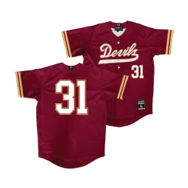 Arizona State Baseball Maroon Jersey - Will Koger