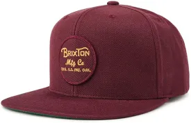 Brixton Wheeler Snapback Cap Chestnut