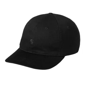 Carhartt WIP Madison Logo Cap - Black / Black