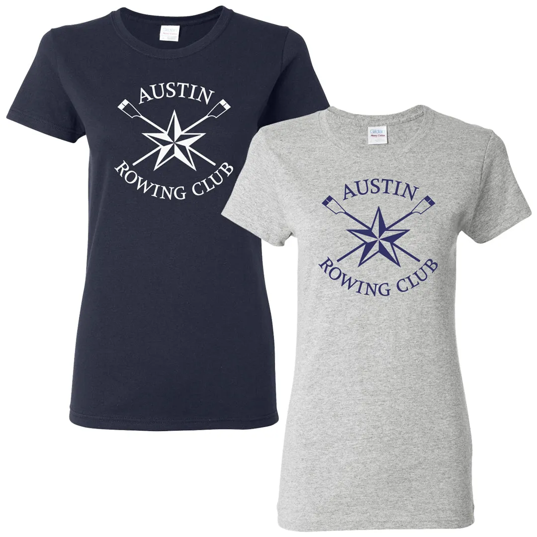 100% Cotton Austin Rowing Club Women's Team Spirit T-Shirt