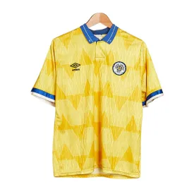 1989-90 Leeds United away Umbro shirt M (Very Good)