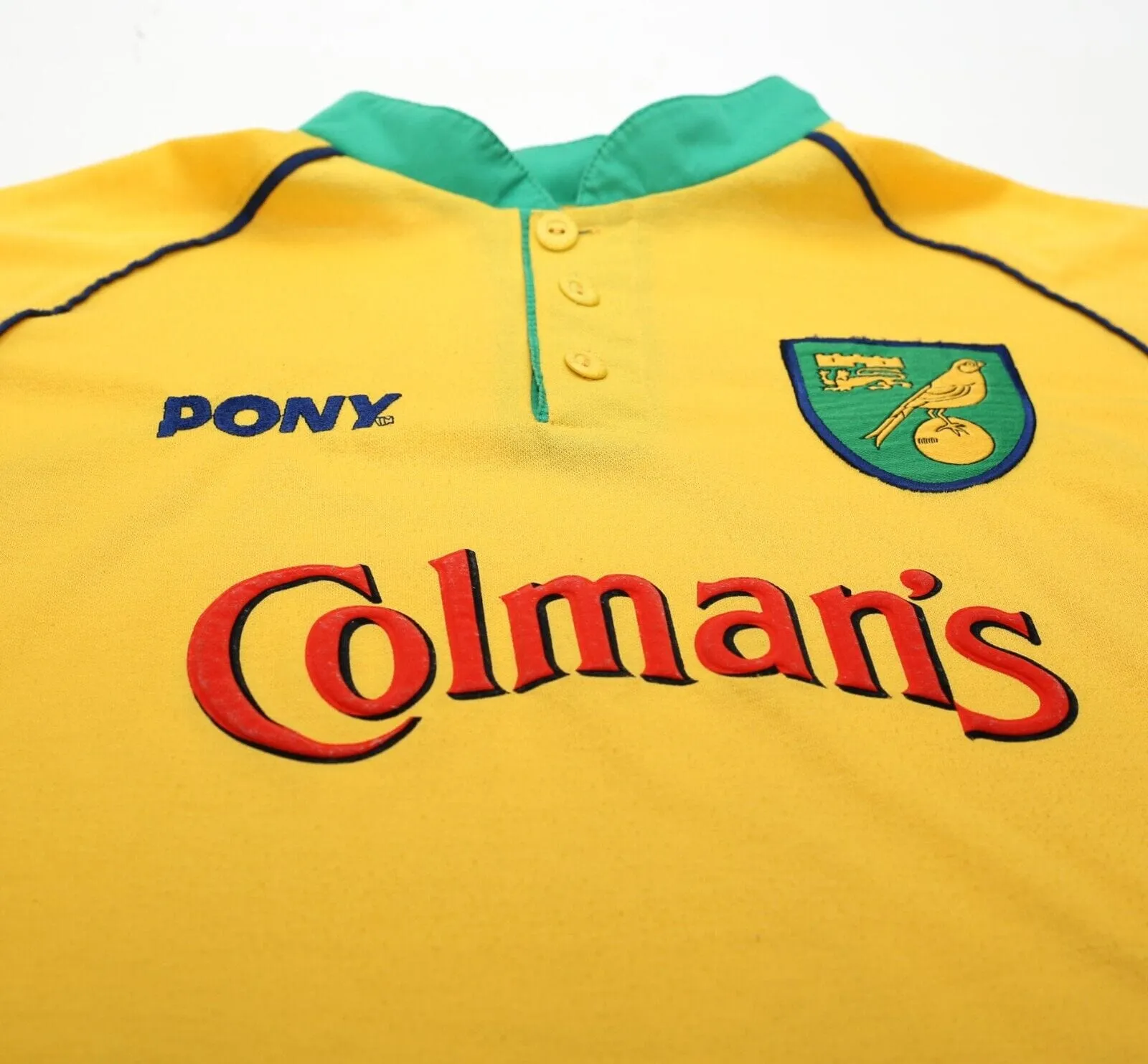 1997/99 NORWICH CITY Vintage PONY Home Football Shirt (XXL)