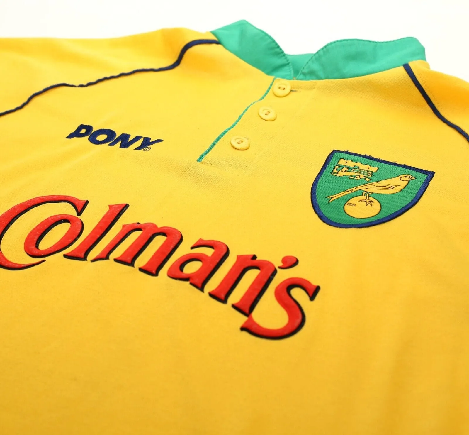 1997/99 NORWICH CITY Vintage PONY Home Football Shirt (XXL)