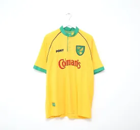 1997/99 NORWICH CITY Vintage PONY Home Football Shirt (XXL)