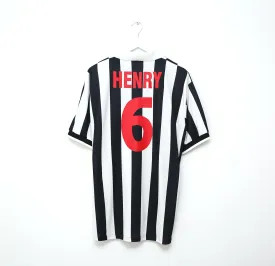 1998/99 HENRY #6 Juventus Vintage Kappa Home Football Shirt Jersey (XL)