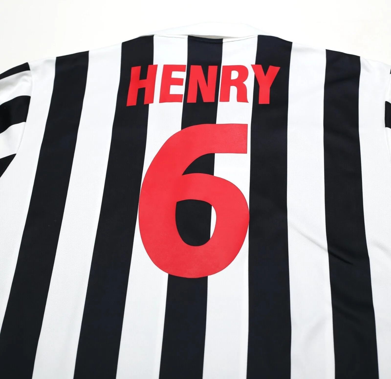 1998/99 HENRY #6 Juventus Vintage Kappa Home Football Shirt Jersey (XL)