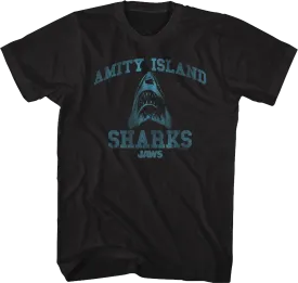 Amity Island Sharks Jaws T-Shirt