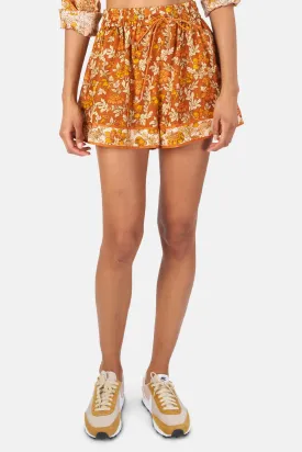 Andie Relaxed Short Terracotta Floral