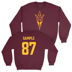 Arizona State Football Maroon Legacy Crew - Zechariah Sample