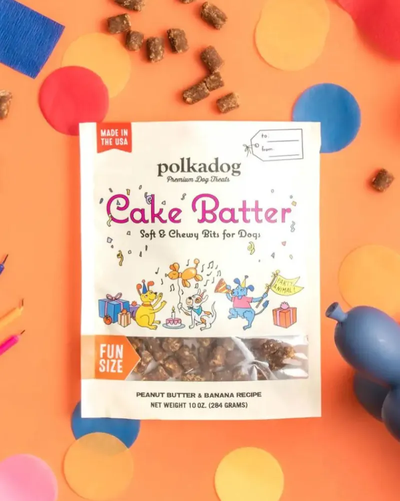 Cake Batter PB & Banana Soft Dog Treats