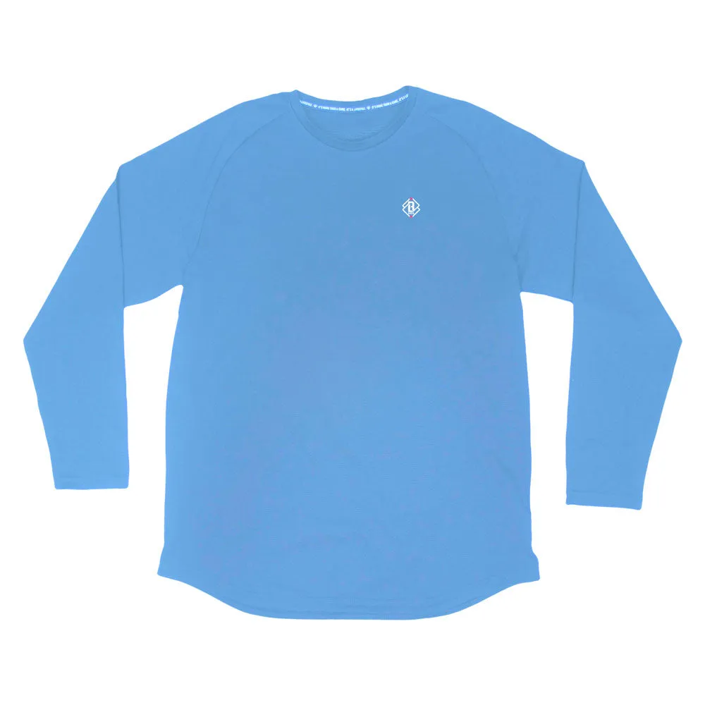 Diamond Tech Long Sleeve - Cotton Candy Blue