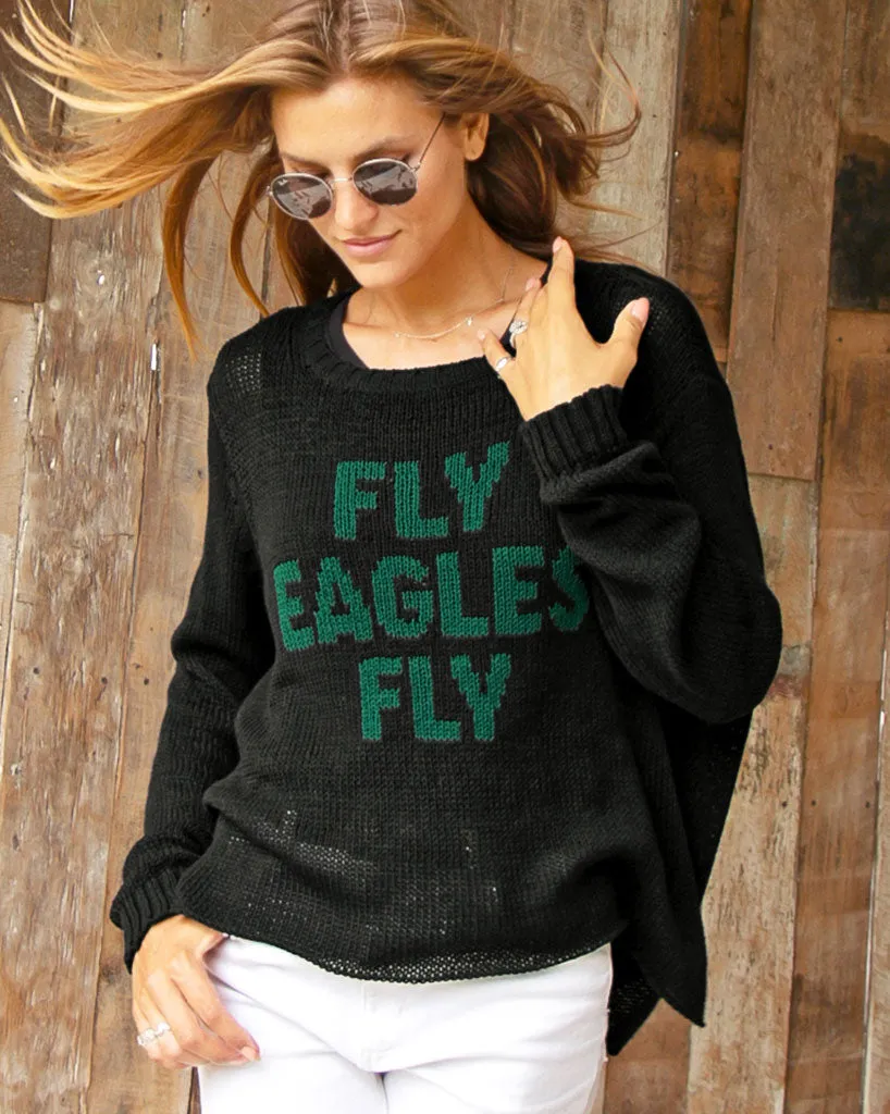 FLY EAGLES FLY CREW COTTON