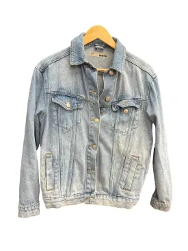 Jacket Denim By Top Shop In Blue Denim, Size: S