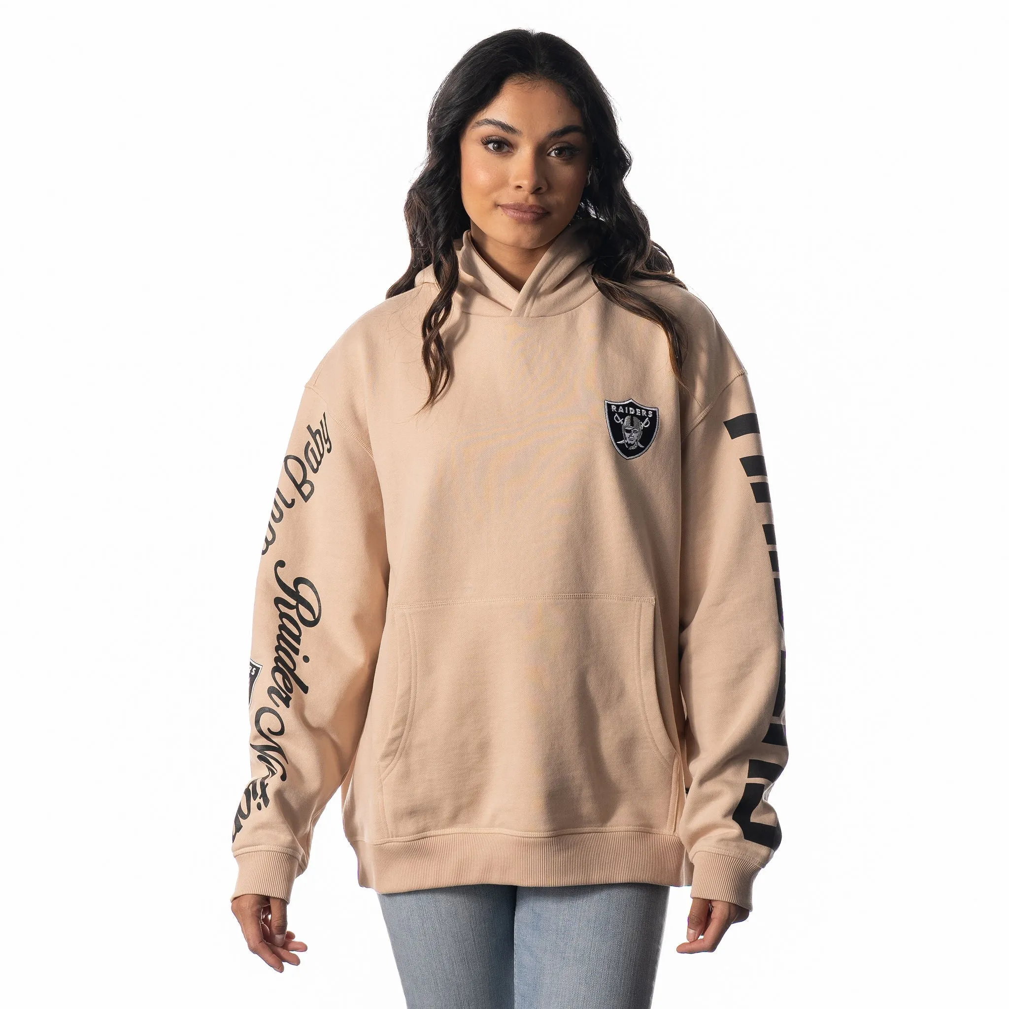 Las Vegas Raiders Graphic Hoodie - Cream