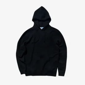 LOOPWHEEL HOODIE - BLACK