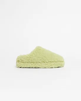 Misha Pistachio Bouclette Slipper