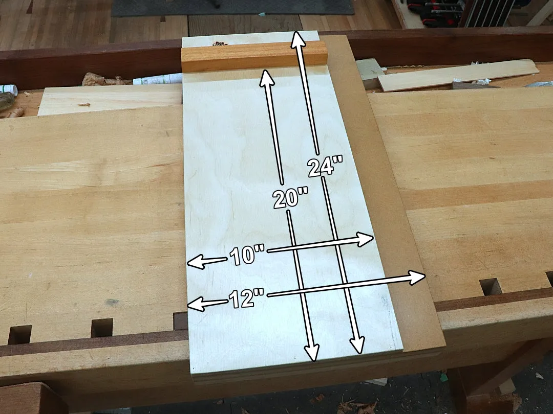 Rob Cosman's Shooting Board: 24 inches