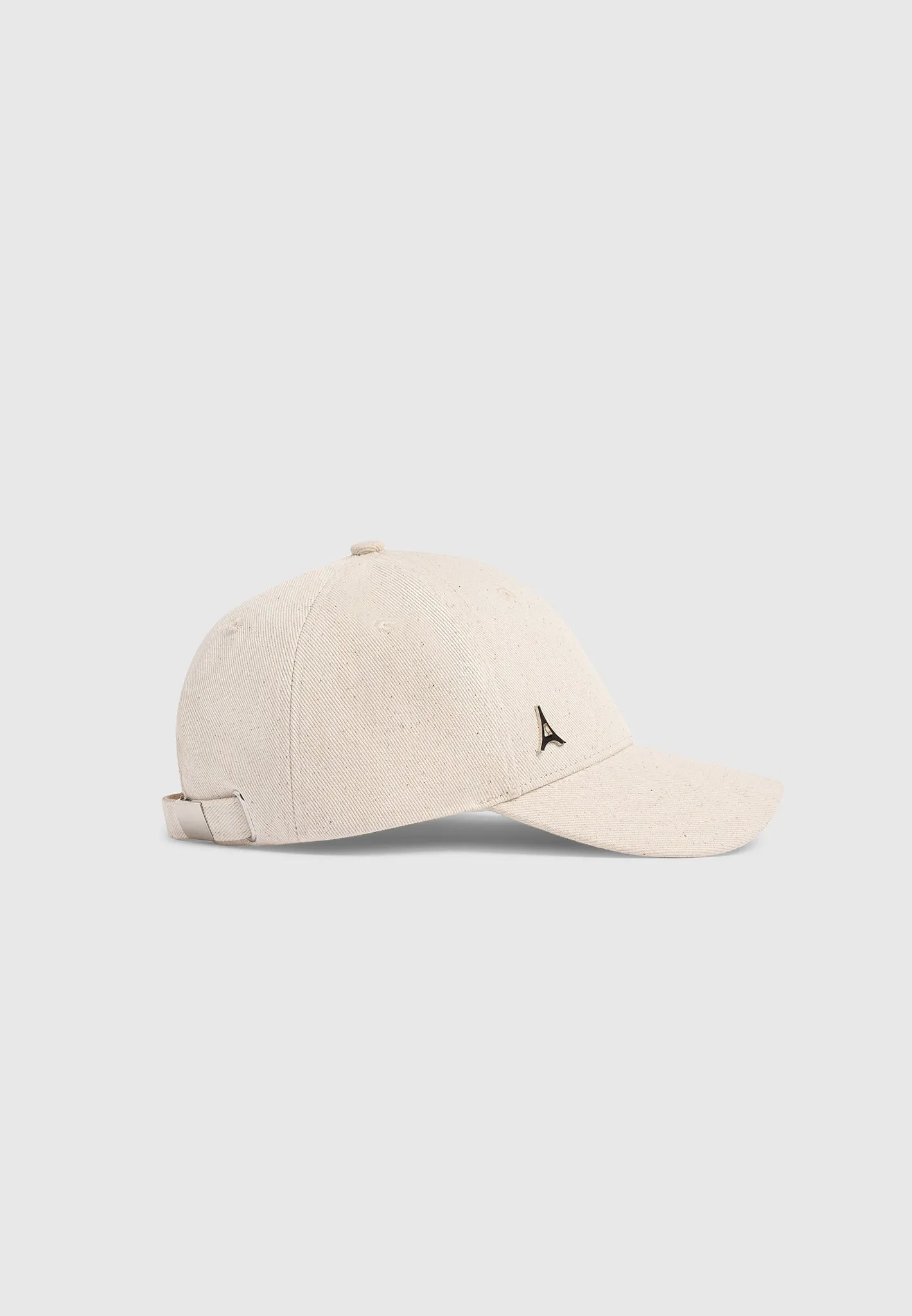 Speckled Denim Cap - Cream